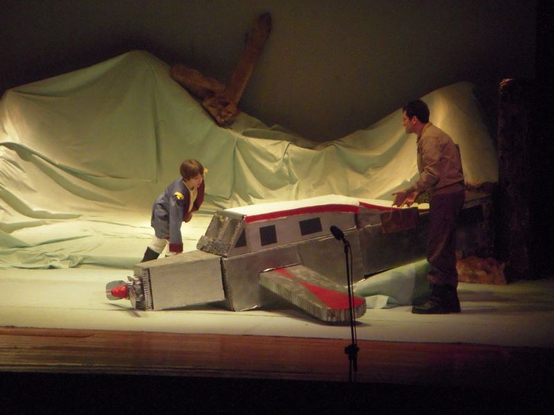 Andrea Storelli (The Little Prince) and Lorenzo Venturini (The Aviator)