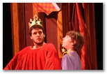 Giordano Tiberi (The King) and Andrea Storelli (The Little Prince)